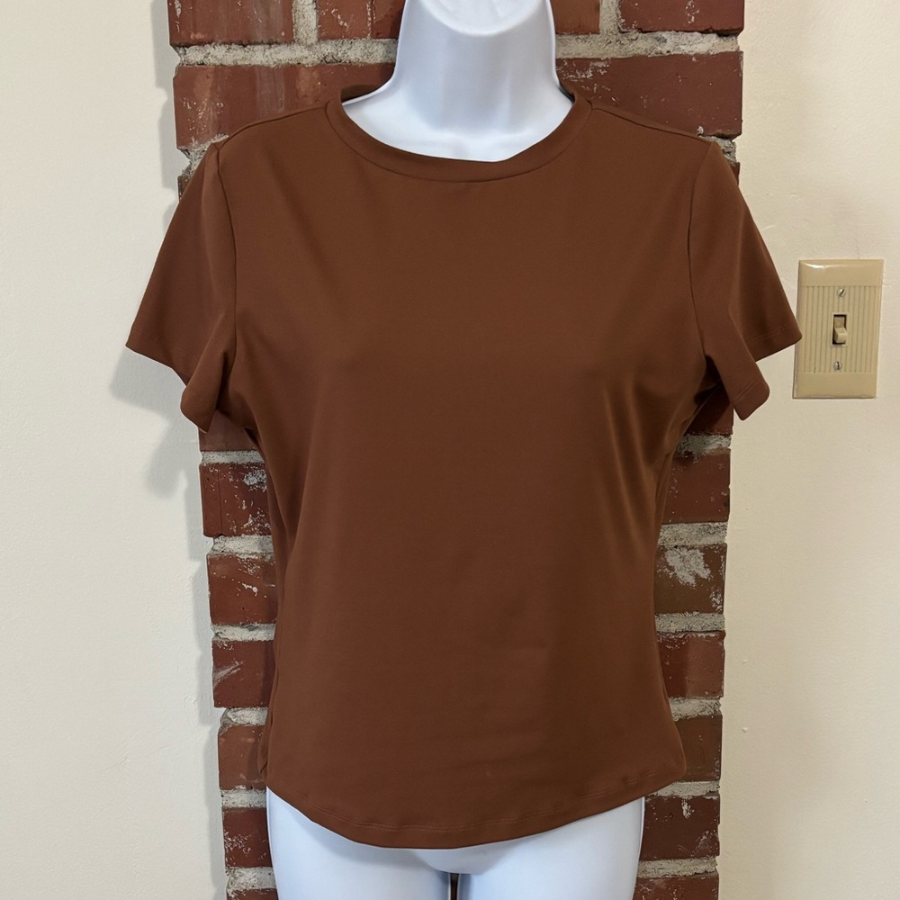 Classic Brown Short Sleeve Women's Tee